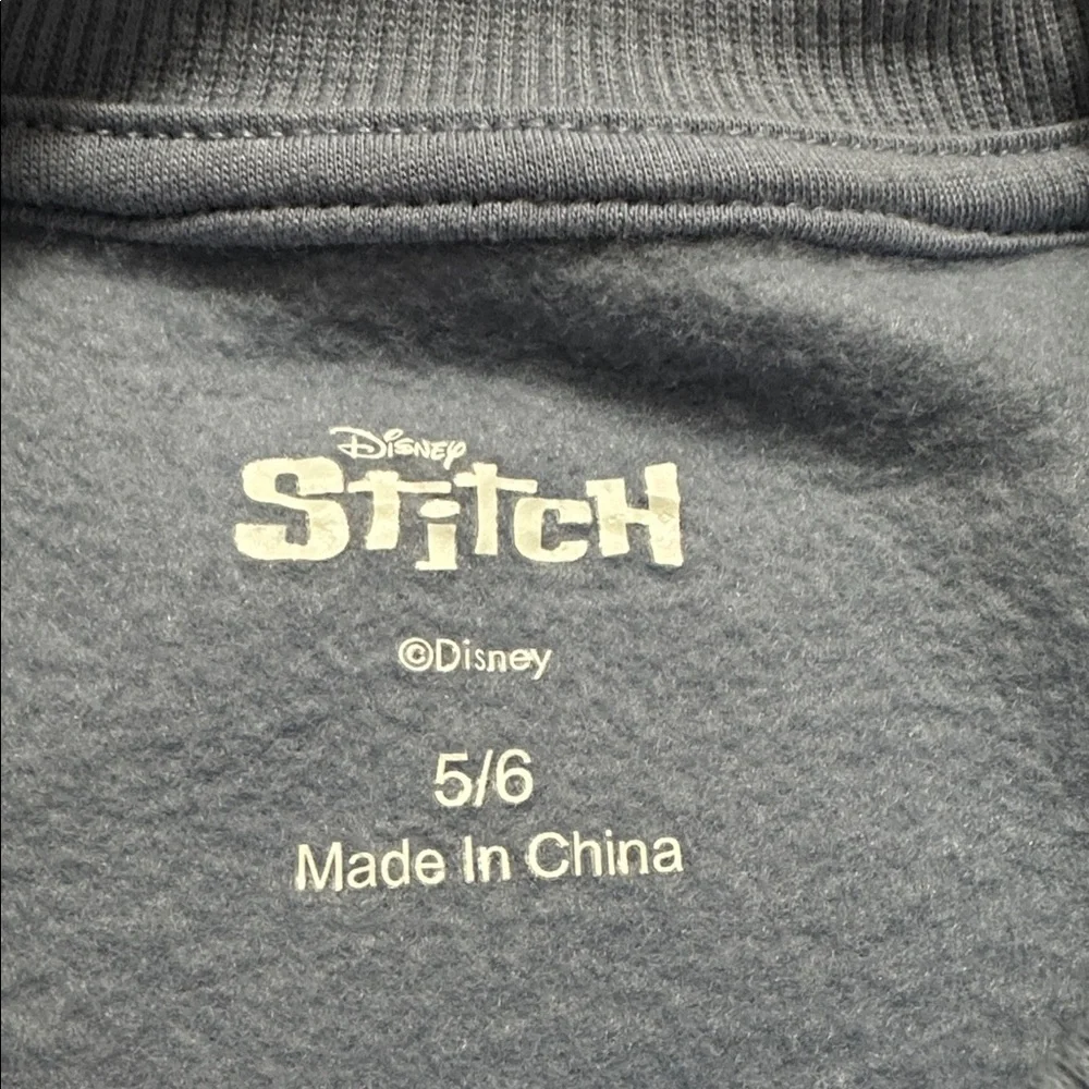 Disney Blue and Gray Stitch Sweatsuit Set 5/6